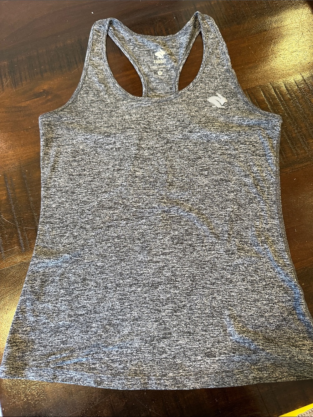 Rabbit Heather Gray Racerback Tank Top — Women's Active Tank